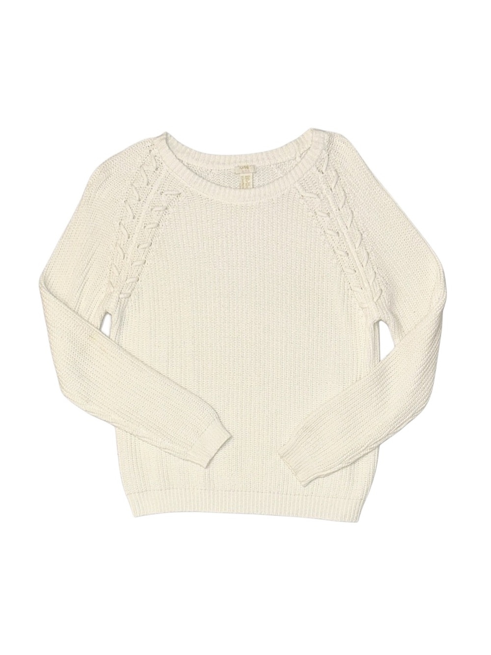 FOREVER 21 Girl's Cream Long Sleeve Sweater Size 13/14
